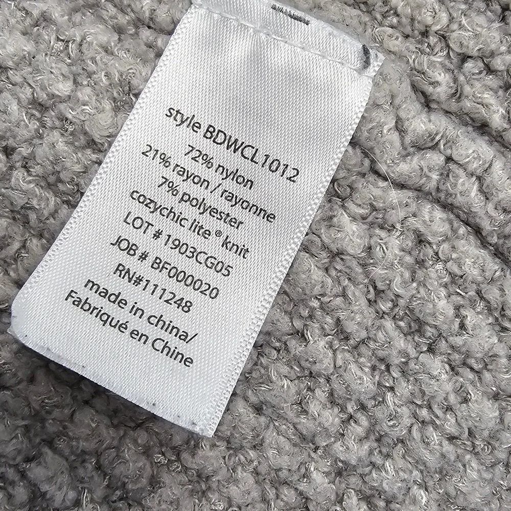 Barefoot Dreams CozyChic Lite Gray Open Front Cardigan Sweater‎